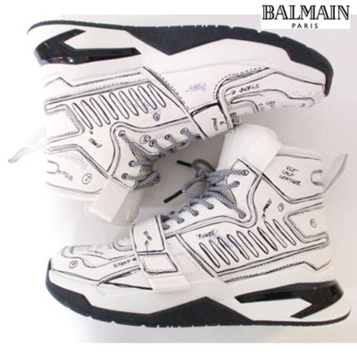 楽天市場】バルマン BALMAIN メンズ 靴 スニーカー ロゴ ボディ 