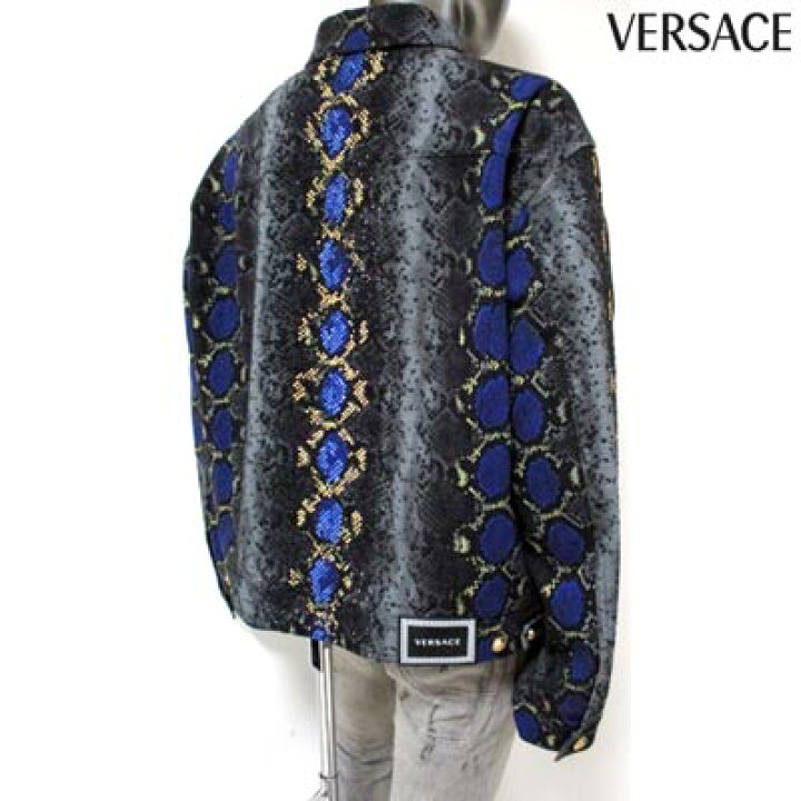 楽天市場】ヴェルサーチ VERSACE メンズ アウター ジャケット ロゴ 