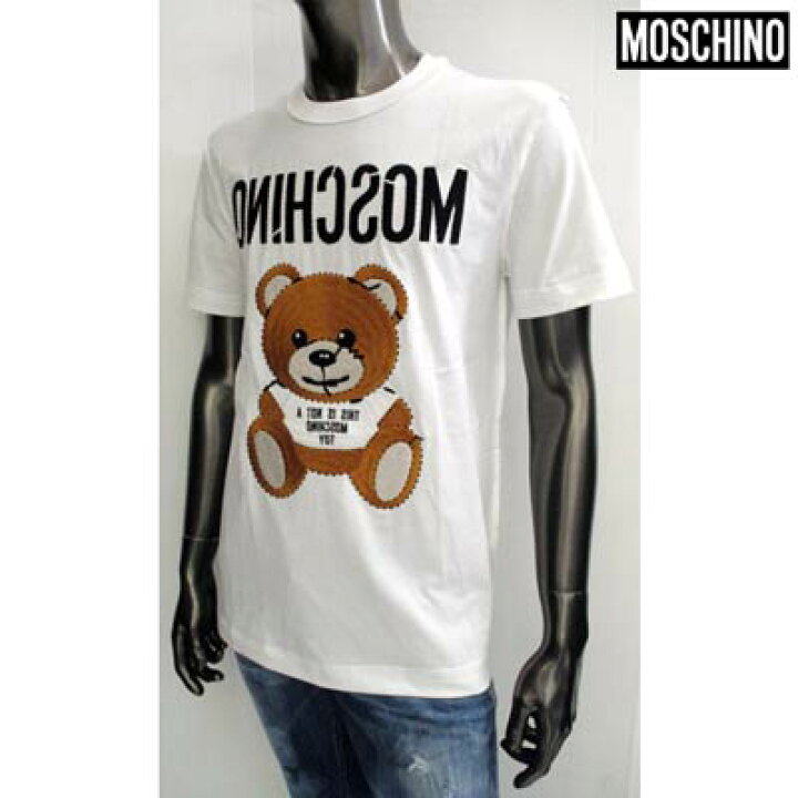 楽天市場】モスキーノ MOSCHINO メンズ トップス Tシャツ 半袖 ロゴ 