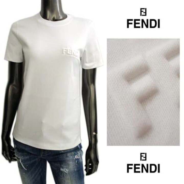 楽天市場】フェンディ FENDI レディース トップス Tシャツ 半袖 ロゴ 