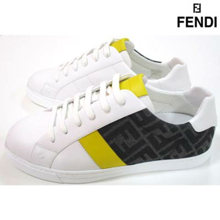楽天市場】フェンディ FENDI メンズ 靴 スニーカー ロゴ イエロー 