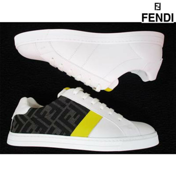 楽天市場】フェンディ FENDI メンズ 靴 スニーカー ロゴ イエロー  