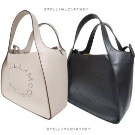 ステラマッカートニー STELLA McCARTNEY レディース 鞄 バッグ 2way ロゴ 2color 合成皮革使用 パンチングレザー・フロントロゴ・ミニポーチ付き2wayフェイクレザートートバッグ 513860 W8542 1000/9000 (R117700) 121 春夏【送料無料】 【smtb-TK】