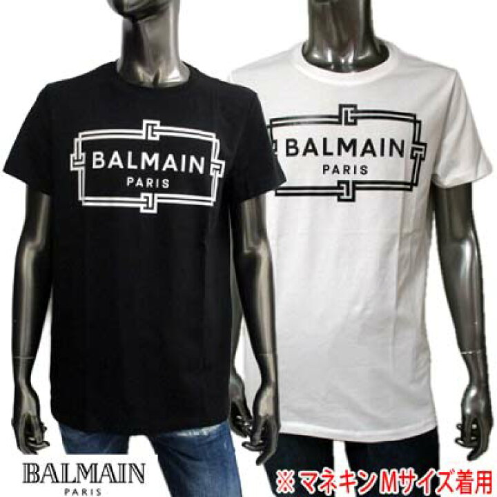 楽天市場】バルマン BALMAIN メンズ トップス Tシャツ 半袖 ロゴ 