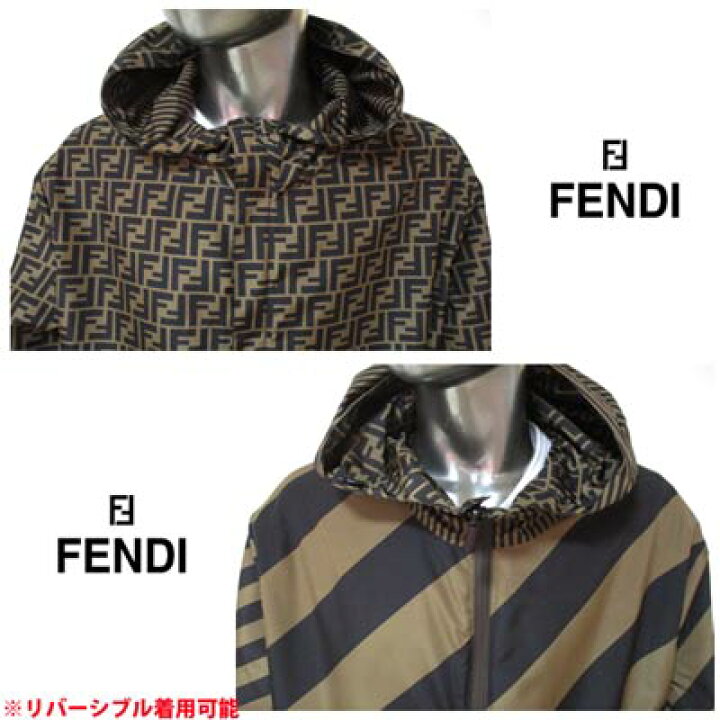 楽天市場】フェンディ FENDI メンズ アウター ジャケット ロゴ 
