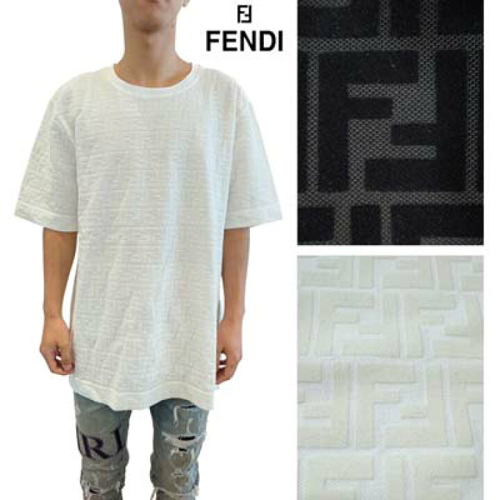 楽天市場】フェンディ FENDI メンズ トップス Tシャツ 半袖 ロゴ 2色  