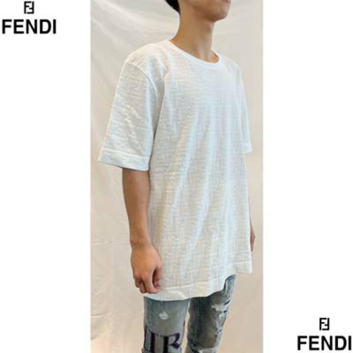 楽天市場】フェンディ FENDI メンズ トップス Tシャツ 半袖 ロゴ 2色 