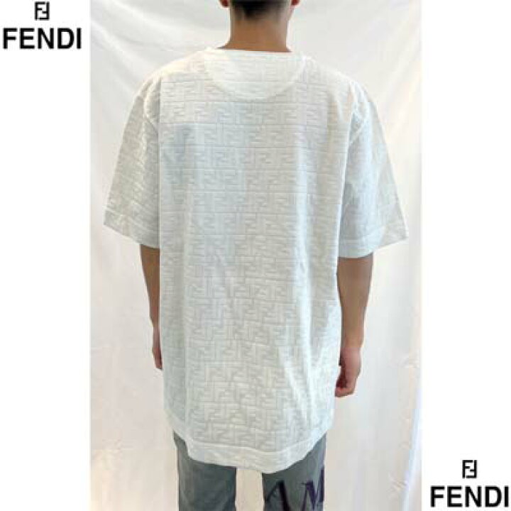 楽天市場】フェンディ FENDI メンズ トップス Tシャツ 半袖 ロゴ 2色 