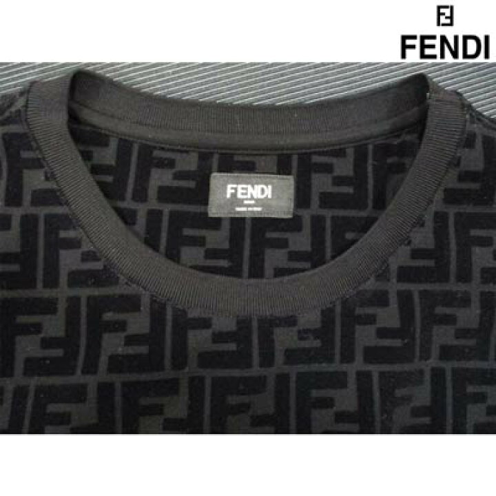 楽天市場】フェンディ FENDI メンズ トップス Tシャツ 半袖 ロゴ 2色  