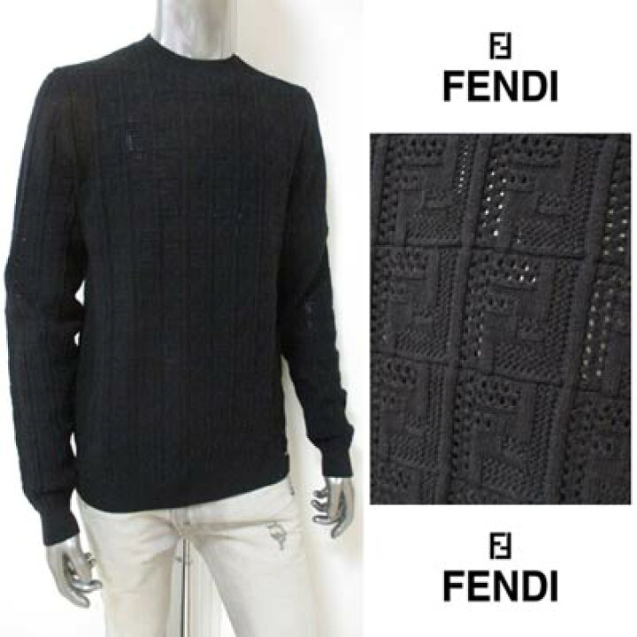 楽天市場】フェンディ FENDI メンズ トップス ニット セーター ロゴ 