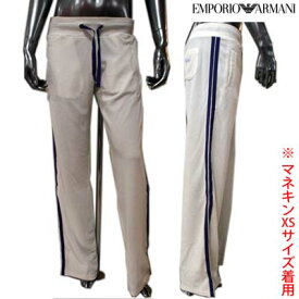 アルマーニ EMPORIO ARMANI レディース バックポケットEA7ロゴ有 サイドライン2ライン有 コットン パンツ　ホワイト 白 282041 0S218 00010（R24800) 10S 【送料無料】 【smtb-TK】