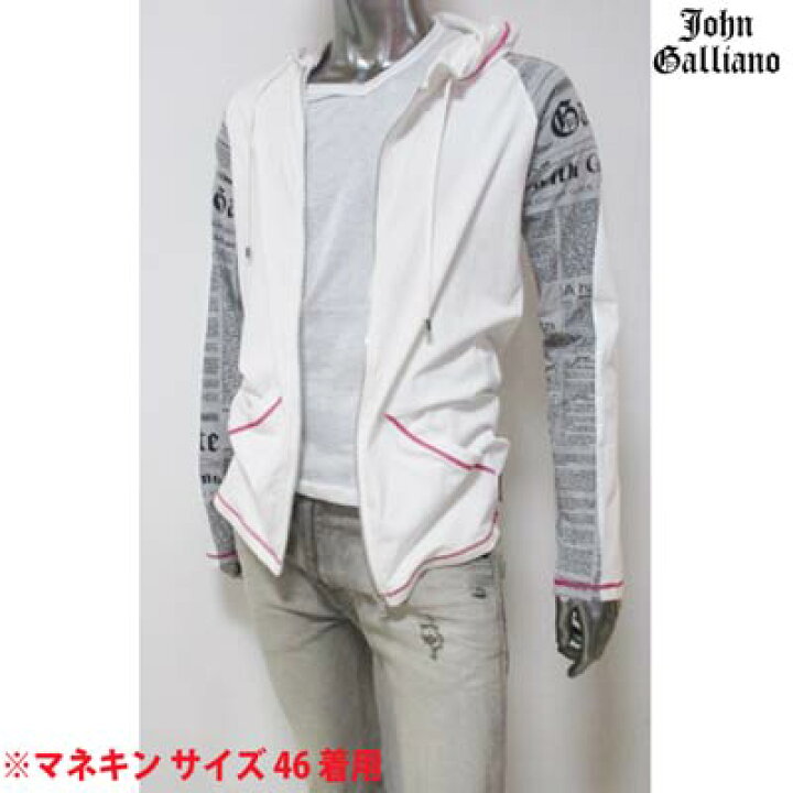 楽天市場】ジョンガリアーノJOHN GALLIANO メンズ トップス ジップ