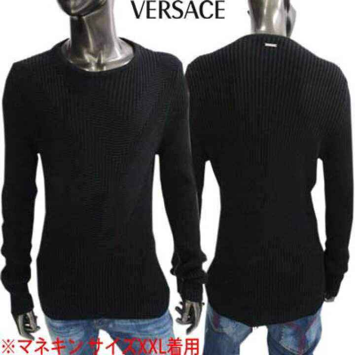 楽天市場】ヴェルサーチ VERSACE メンズ ニット セーター トップス