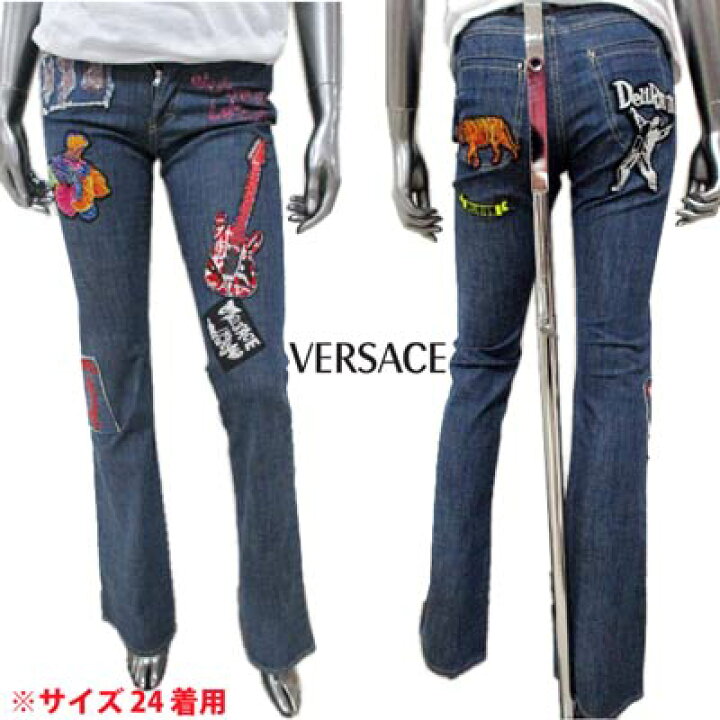 楽天市場】ヴェルサーチ VERSACE レディース パンツ ボトムス ロゴ 