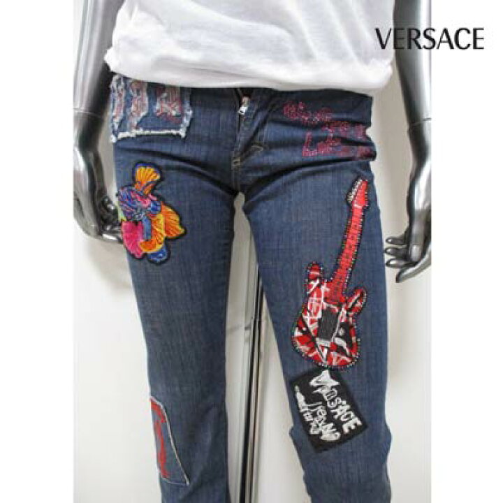 楽天市場】ヴェルサーチ VERSACE レディース パンツ ボトムス ロゴ 