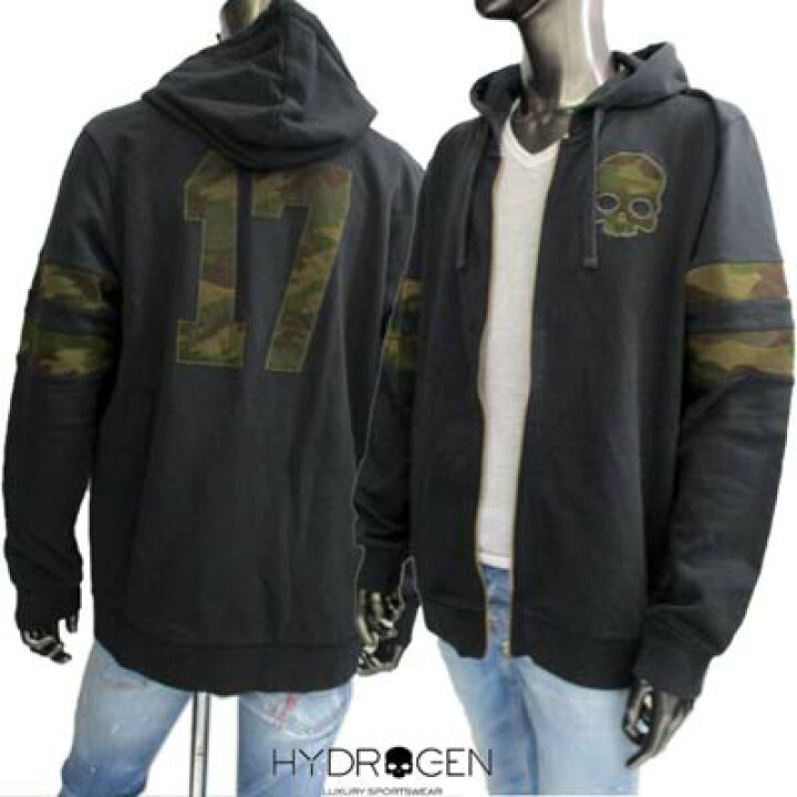 楽天市場】ハイドロゲン HYDROGEN メンズ パーカー フーディ トップス 