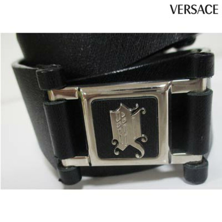 楽天市場】ヴェルサーチ VERSACE メンズ 小物 ベルト ロゴ バックル 