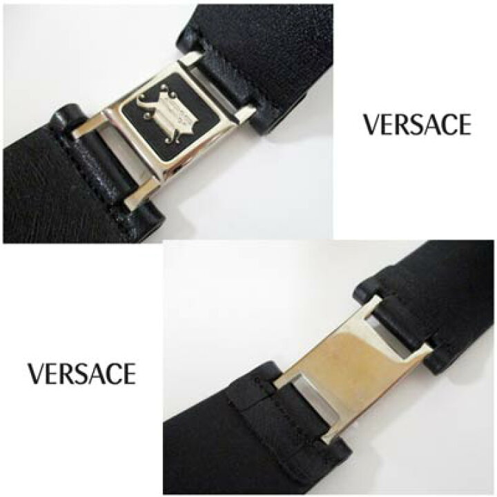 楽天市場】ヴェルサーチ VERSACE メンズ 小物 ベルト ロゴ バックル 