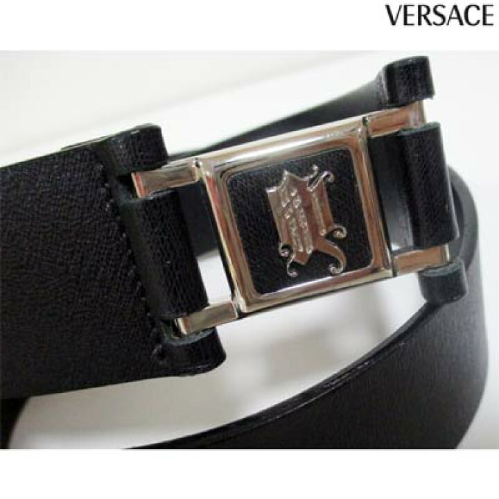 楽天市場】ヴェルサーチ VERSACE メンズ 小物 ベルト ロゴ バックル 