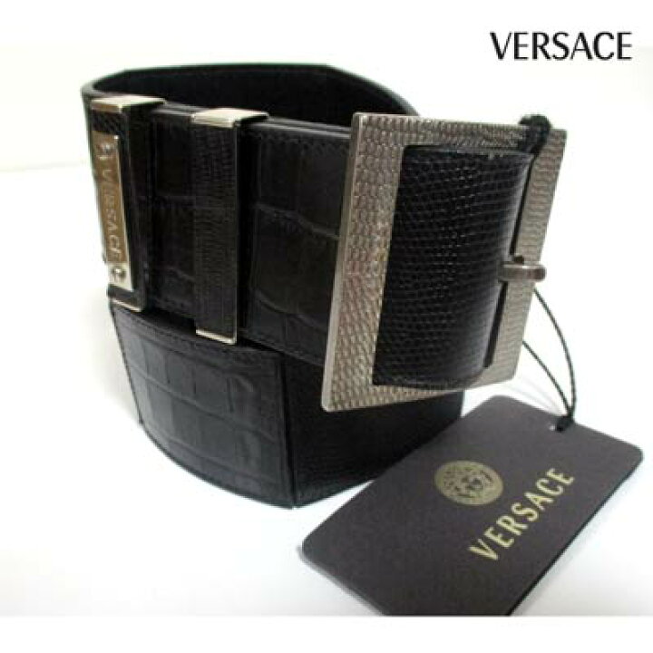 楽天市場】ヴェルサーチ VERSACE メンズ 小物 ベルト ロゴ マルチ型  
