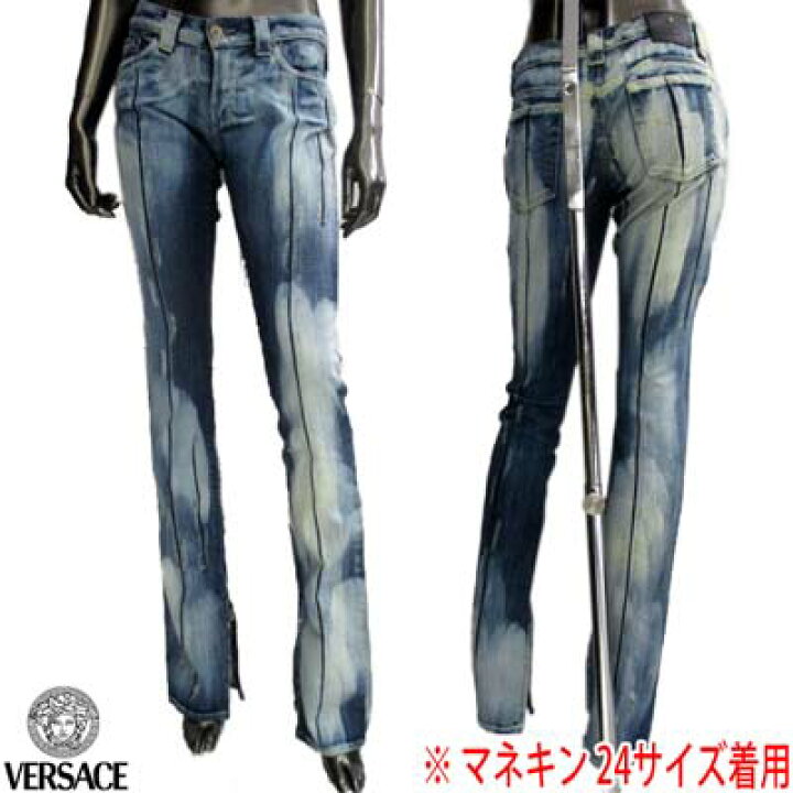 楽天市場】ヴェルサーチ VERSACE レディース ボトムス デニムパンツ 