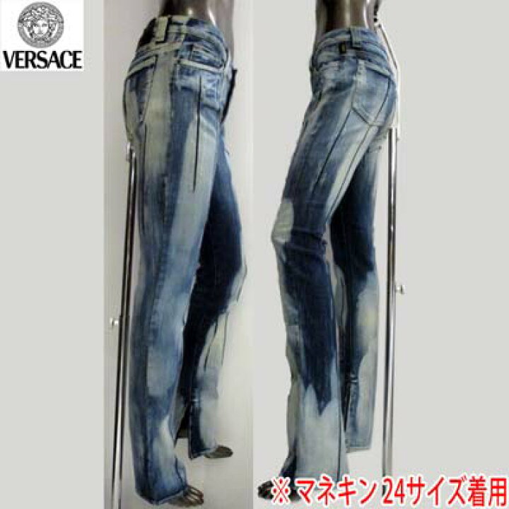 楽天市場】ヴェルサーチ VERSACE レディース ボトムス デニムパンツ 