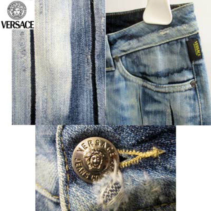 楽天市場】ヴェルサーチ VERSACE レディース ボトムス デニムパンツ 