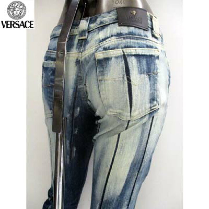 楽天市場】ヴェルサーチ VERSACE レディース ボトムス デニムパンツ 