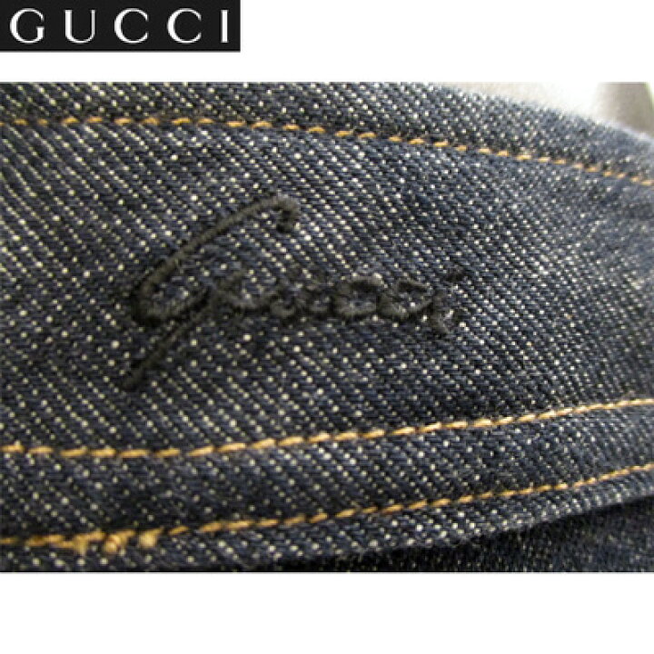 楽天市場】グッチ ジーンズ レディース ボトムス GUCCI刺繍ロゴ入り  