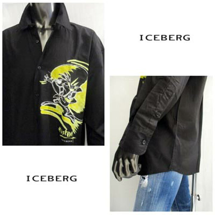 楽天市場】アイスバーグ ICE BERG メンズ トップス シャツ 長袖 ロゴ 