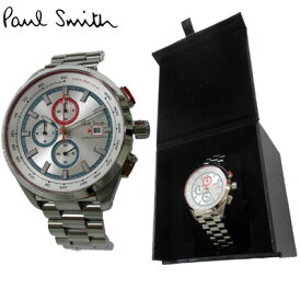 ポール スミス Paul Smith メンズ 小物 時計 ウォッチ クロノグラフシルバーメタルウォッチ PS0110018 Silver Metal (R62640) D91S【送料無料】【smtb-tk】