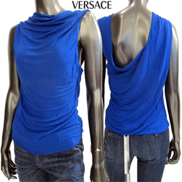 楽天市場】ヴェルサーチ VERSACE レディース 背中開きノースリーブ 