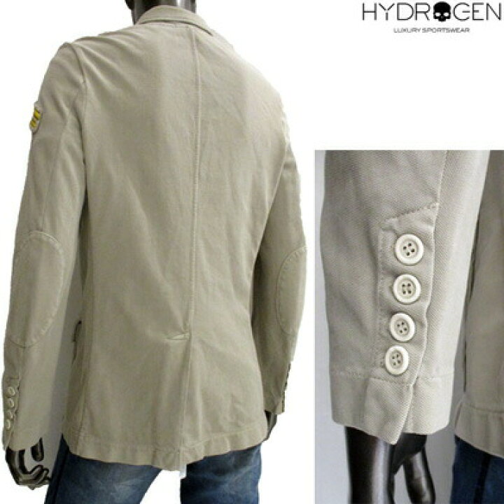 楽天市場】ハイドロゲン HYDROGEN メンズ アウター ロゴ ボタン 