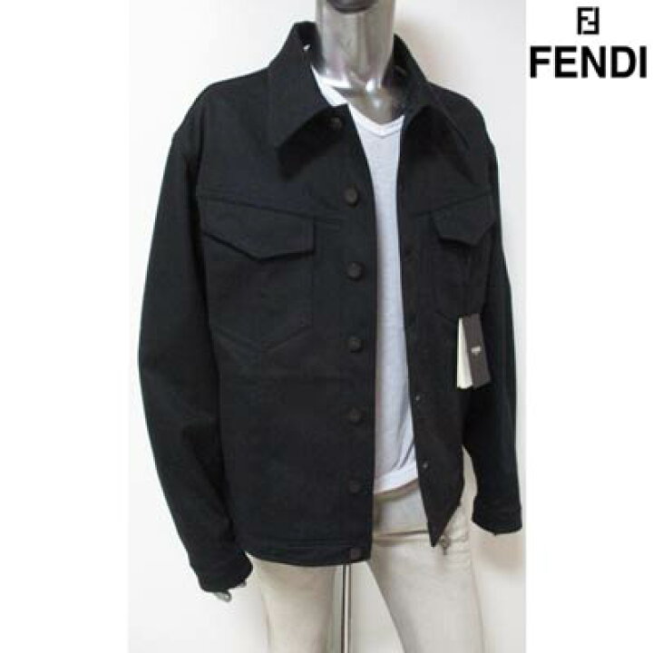 楽天市場】フェンディ FENDI メンズ アウター ジャケット ロゴ ボタン  