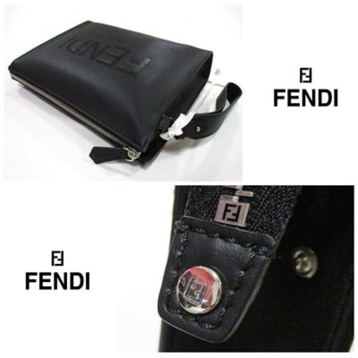 楽天市場】フェンディ FENDI メンズ 鞄 バッグ クラッチバッグ ロゴ 