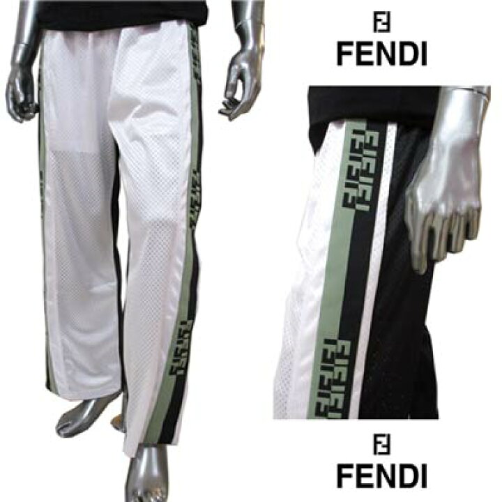 楽天市場】フェンディ FENDI メンズ パンツ ボトムス ロゴ メッシュ地  
