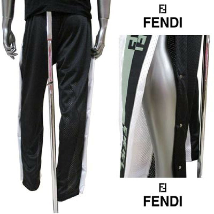 楽天市場】フェンディ FENDI メンズ パンツ ボトムス ロゴ メッシュ地 