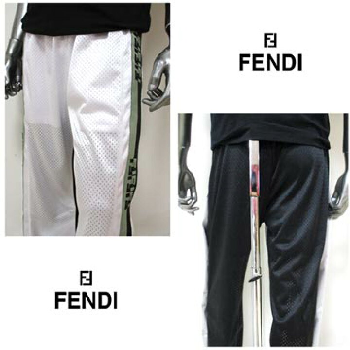 楽天市場】フェンディ FENDI メンズ パンツ ボトムス ロゴ メッシュ地 