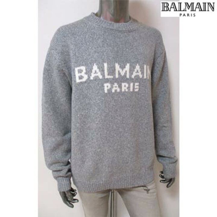 楽天市場】バルマン BALMAIN メンズ トップス ニット セーター ロゴ 