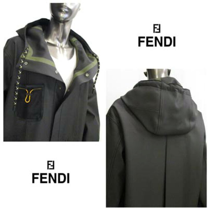 楽天市場】フェンディ FENDI メンズ アウター ジャケット コート ロゴ 