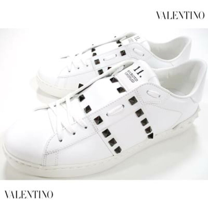 楽天市場 ヴァレンティノ Valentino メンズ 靴 スニーカー ロゴ ソールスタッズ型押しデザイン ボディーブラックスタッズ付ローカットスニーカー ホワイト バレンチノ バレンティノ Wy2s0931 Bxe 0bo R 122 21年秋冬新作 送料無料 Smtb Tk ガッツ