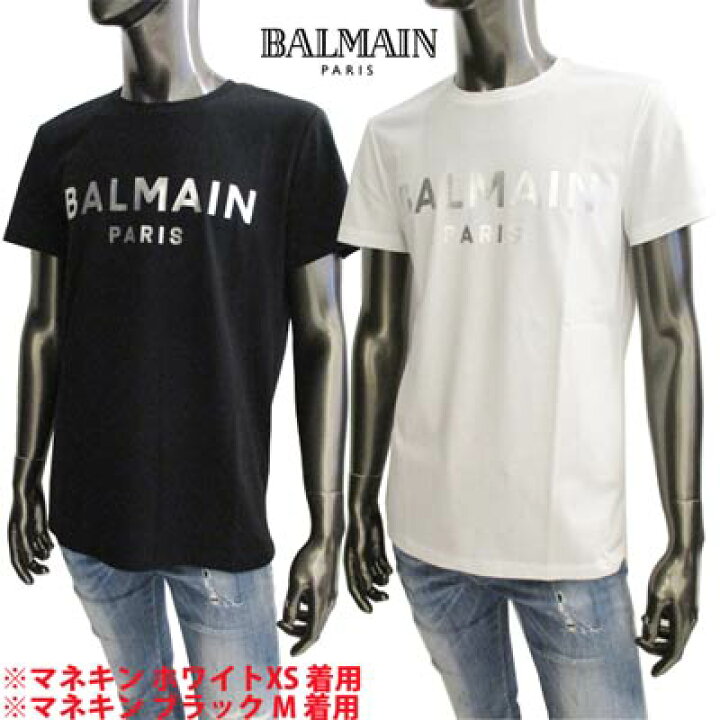 楽天市場】バルマン BALMAIN メンズ トップス Tシャツ 半袖 ロゴ 