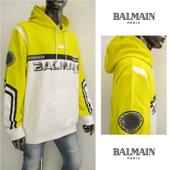 楽天市場】バルマン BALMAIN メンズ トップス パーカー フーディー 