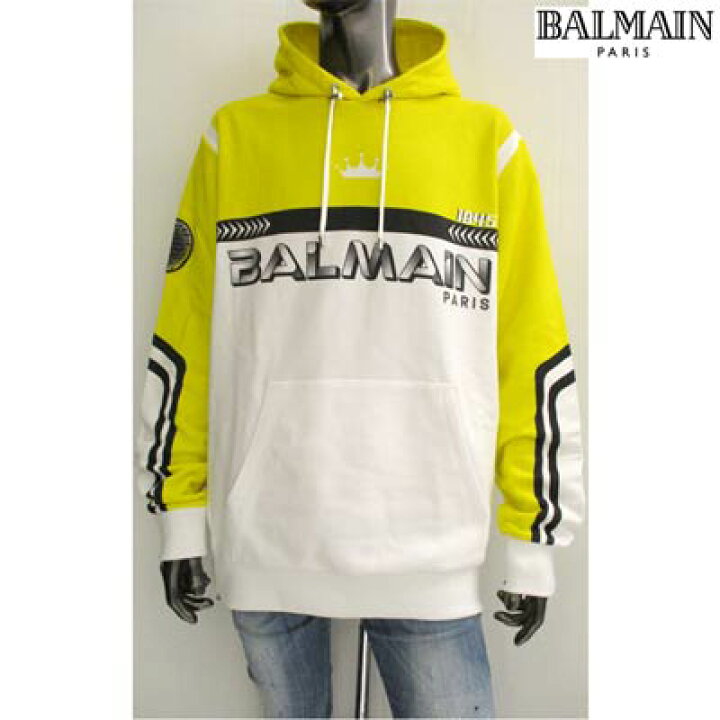 楽天市場】バルマン BALMAIN メンズ トップス パーカー フーディー 
