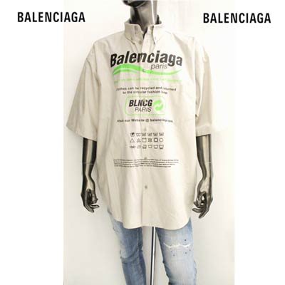 楽天市場】バレンシアガ BALENCIAGA メンズ シャツ 半袖 トップス