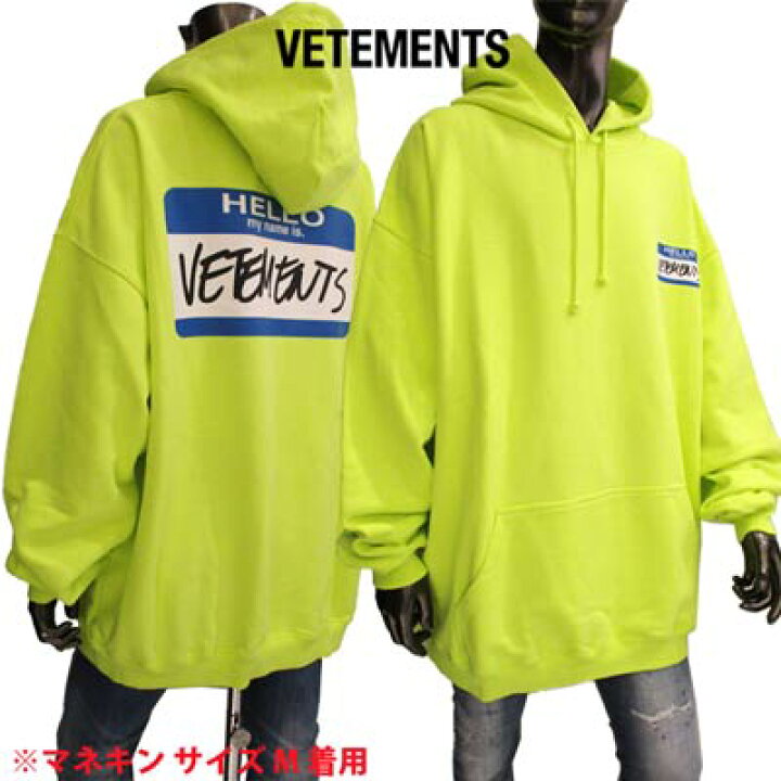 楽天市場】ヴェトモン VETEMENTS メンズ トップス パーカー フーディー  