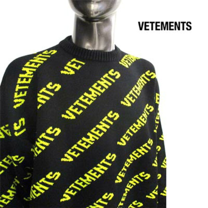 楽天市場】ヴェトモン VETEMENTS メンズ トップス ニット セーター  