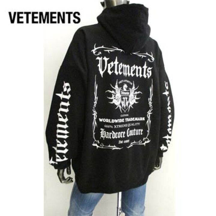 楽天市場】ヴェトモン VETEMENTS メンズ トップス パーカー フーディー 