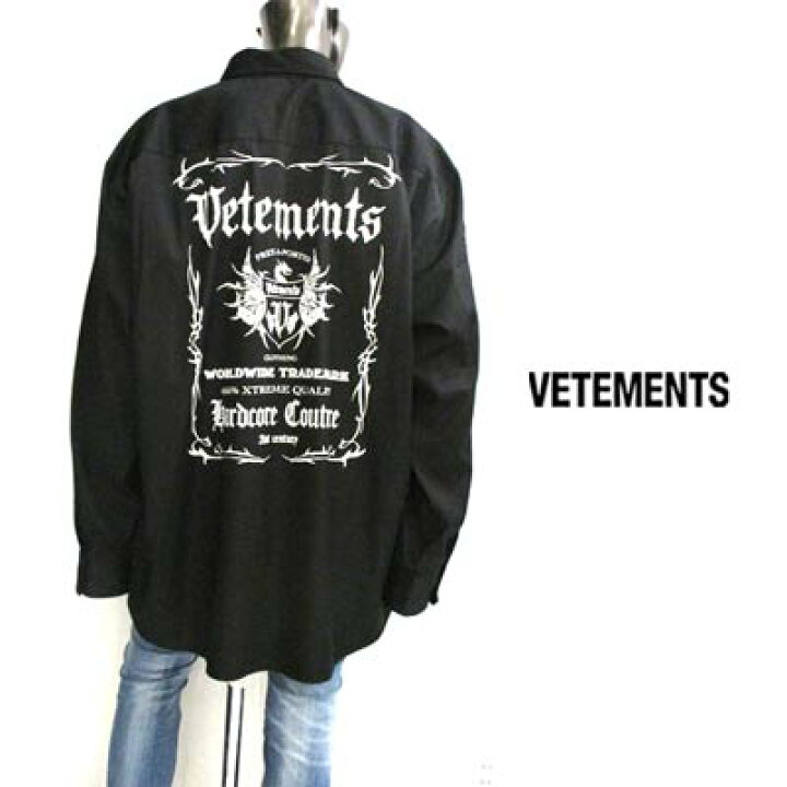 楽天市場】ヴェトモン VETEMENTS メンズ トップス シャツ 長袖 ロゴ 