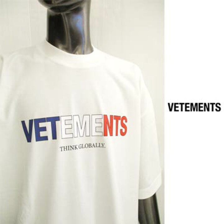 楽天市場】ヴェトモン VETEMENTS メンズ Tシャツ 半袖 トップス ロゴ  